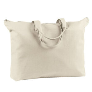 Canvas Zippered Book Tote Thumbnail