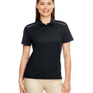 Women's Radiant Performance Piqué Polo with Reflective Piping Thumbnail
