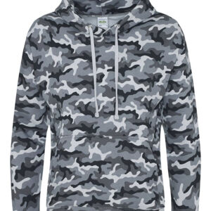 Unisex Camo Hooded Sweatshirt Thumbnail