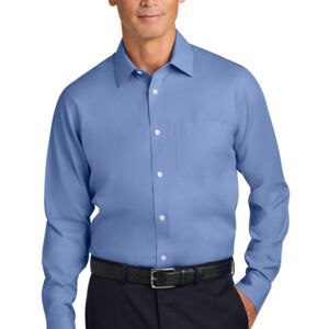 Wrinkle Free Stretch Pinpoint Spread Collar Shirt Thumbnail