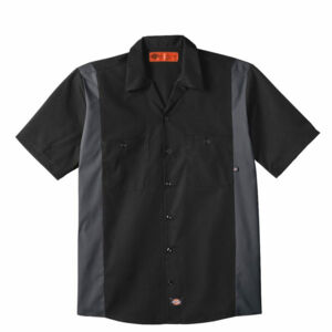 Men's Industrial Colorblocked Short Sleeve Shirt Thumbnail