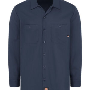 Men's Tall Industrial Cotton Long Sleeve Work Shirt Thumbnail