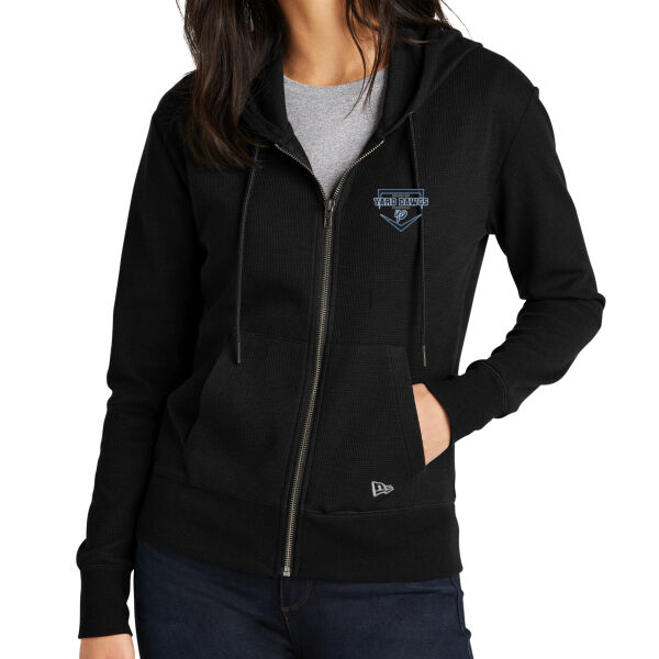 Home Plate - Ladies Thermal Full Zip Hoodie Thumbnail