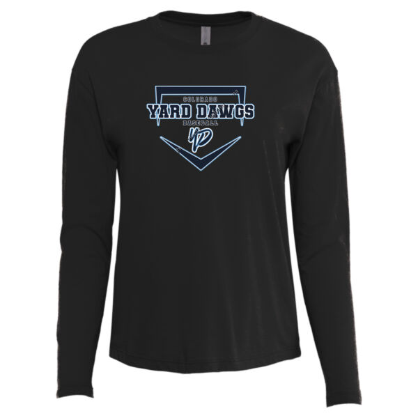 Home Plate - Women's Cotton Relaxed Long Sleeve T-Shirt Thumbnail