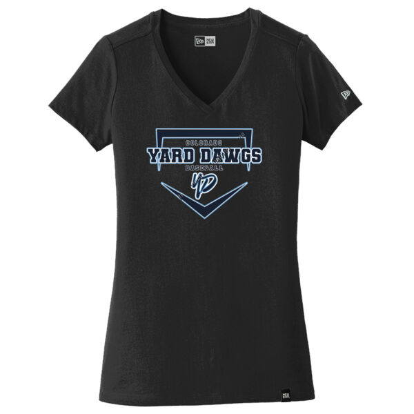 Home Plate - Ladies Heritage Blend V Neck Tee Thumbnail