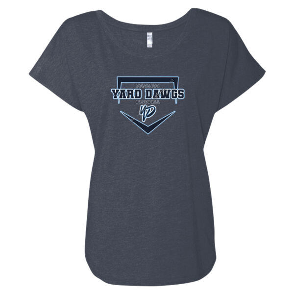 Home Plate - Women’s Triblend Dolman T-Shirt Thumbnail