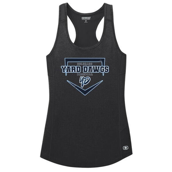 Home Plate - Ladies Racerback Pulse Tank Thumbnail