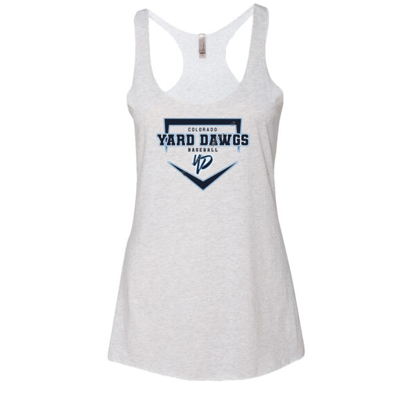 Home Plate - Women’s Triblend Racerback Tank Thumbnail