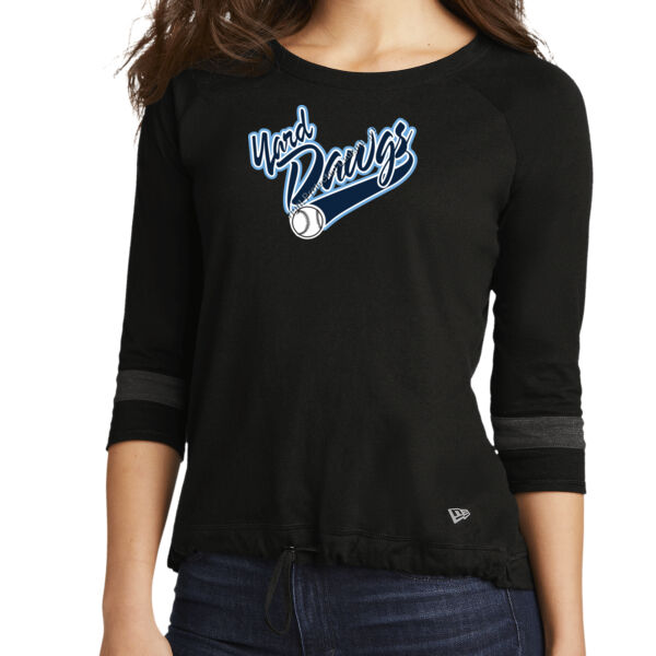 Classic Yard Dawgs - Ladies Tri Blend 3/4 Sleeve Tee Thumbnail