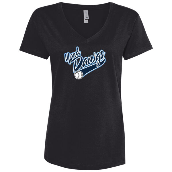 Classic Yard Dawgs - Women’s Cotton V-Neck T-Shirt Thumbnail