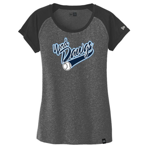 Classic Yard Dawgs - Ladies Heritage Blend Varsity Tee Thumbnail