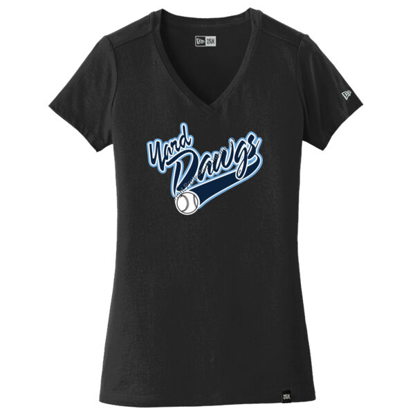 Classic Yard Dawgs - Ladies Heritage Blend V Neck Tee Thumbnail