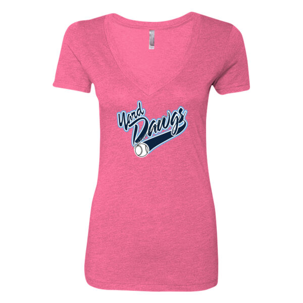Classic Yard Dawgs - Women’s Triblend Deep V-Neck T-Shirt Thumbnail