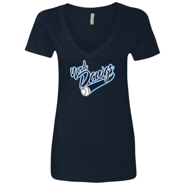Classic Yard Dawgs - Women’s CVC Deep V-Neck T-Shirt Thumbnail