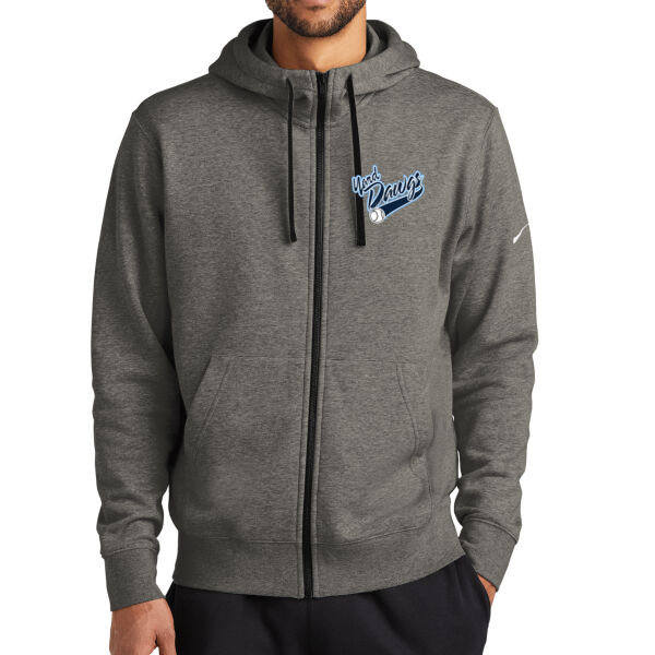 Classic Yard Dawgs - Club Fleece Sleeve Swoosh Full Zip Hoodie Thumbnail