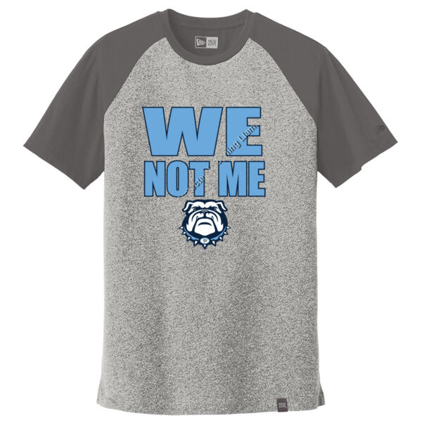 We Not Me - Heritage Blend Varsity Tee Thumbnail