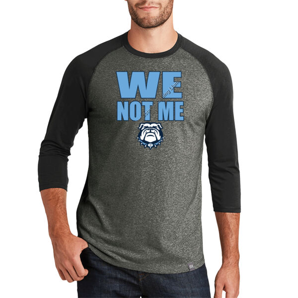 We Not Me - Heritage Blend 3/4 Sleeve Baseball Raglan Tee Thumbnail