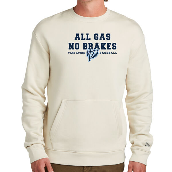 All Gas No Brakes - Heritage Fleece Pocket Crew Thumbnail