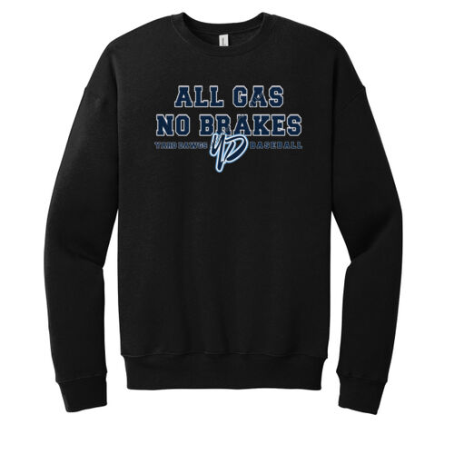 All Gas No Brakes - Unisex Sponge Fleece Drop Shoulder Sweatshirt Thumbnail