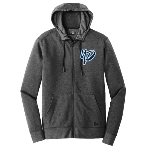 YD - Tri Blend Fleece Full Zip Hoodie Thumbnail