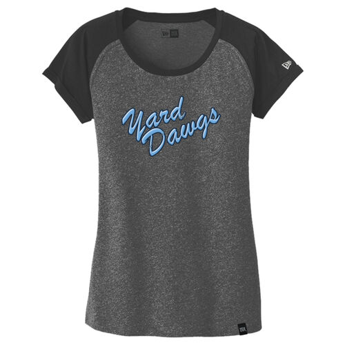 Yard Dawgs Glow - Ladies Heritage Blend Varsity Tee Thumbnail